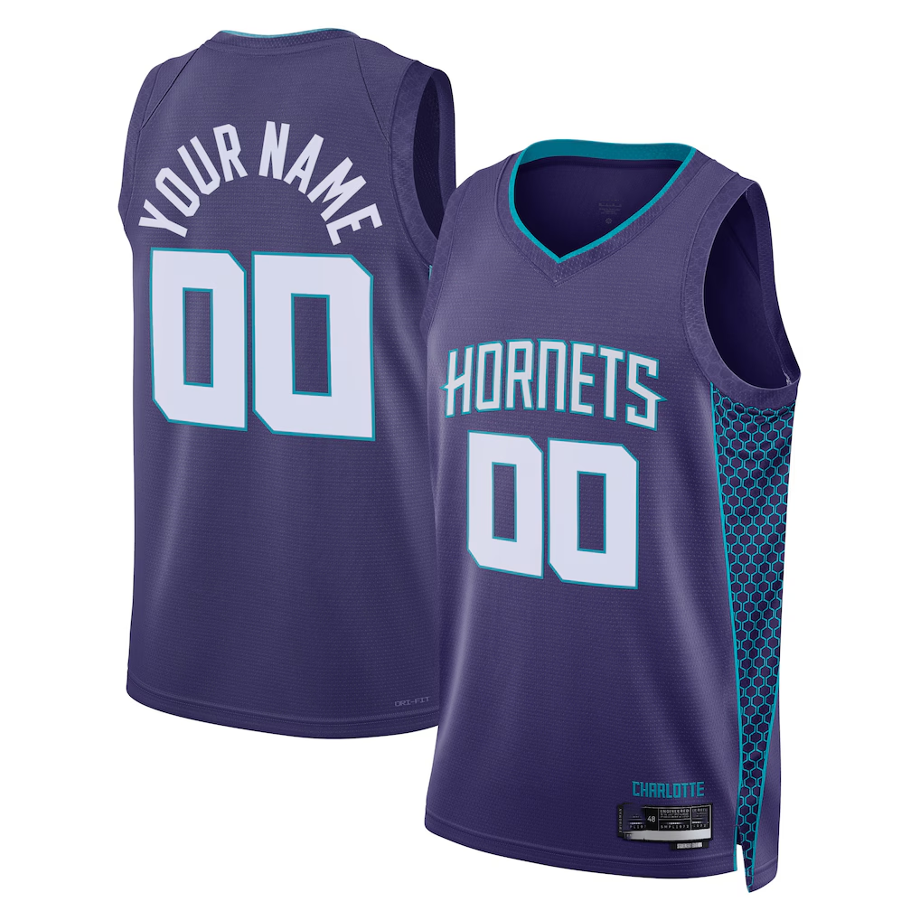 Mdoa Custom C.Hornets Teal 202223 Swingman Jerseys - Statement Edition