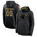 Mdoa Custom C.Panthers Black Salute to Service Pullover Hoodies Any Name & Numbers Stitched Jerseys