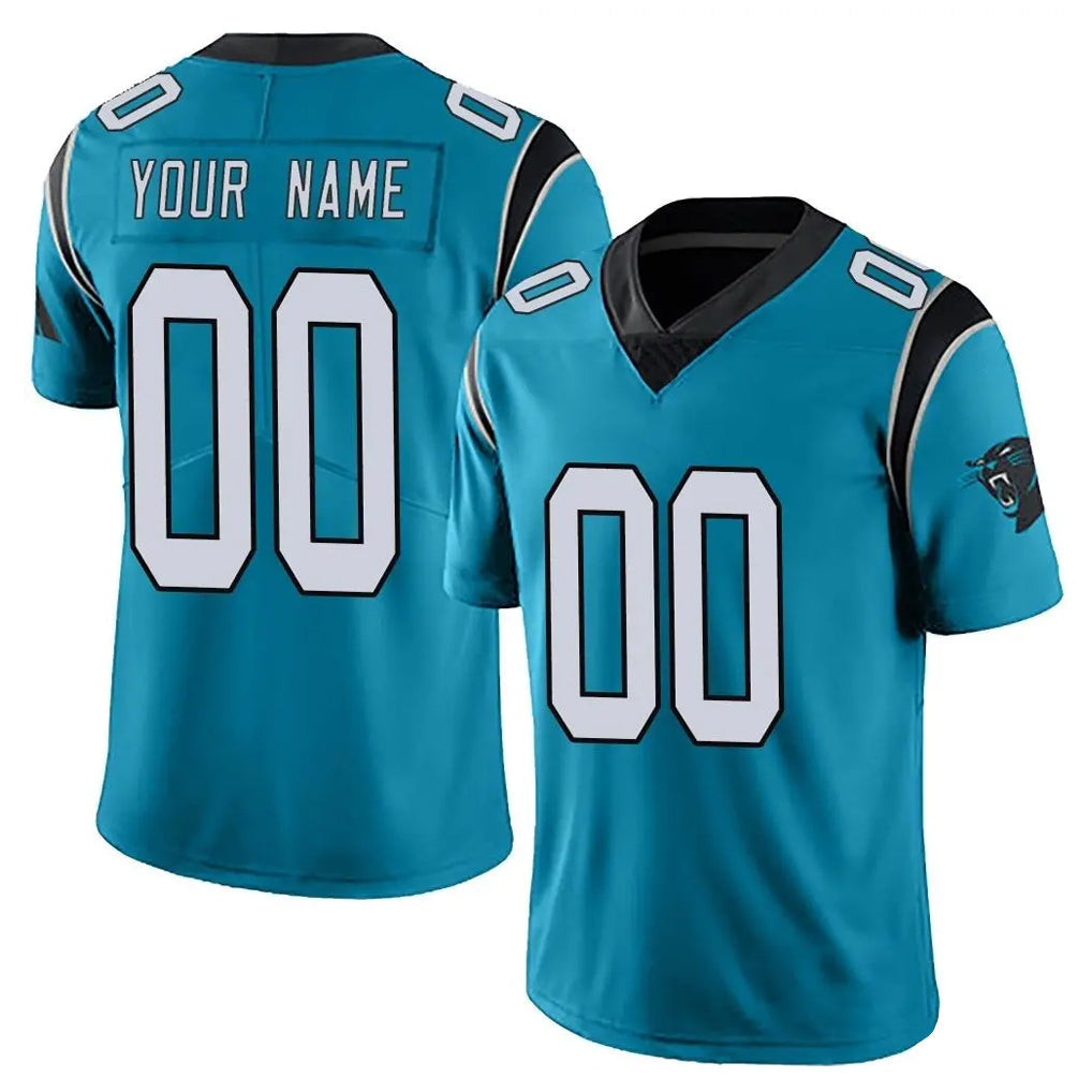 Mdoa Custom C.Panthers Blue Vapor Untouchable Limited Game Any Name & Numbers Stitched Jerseys