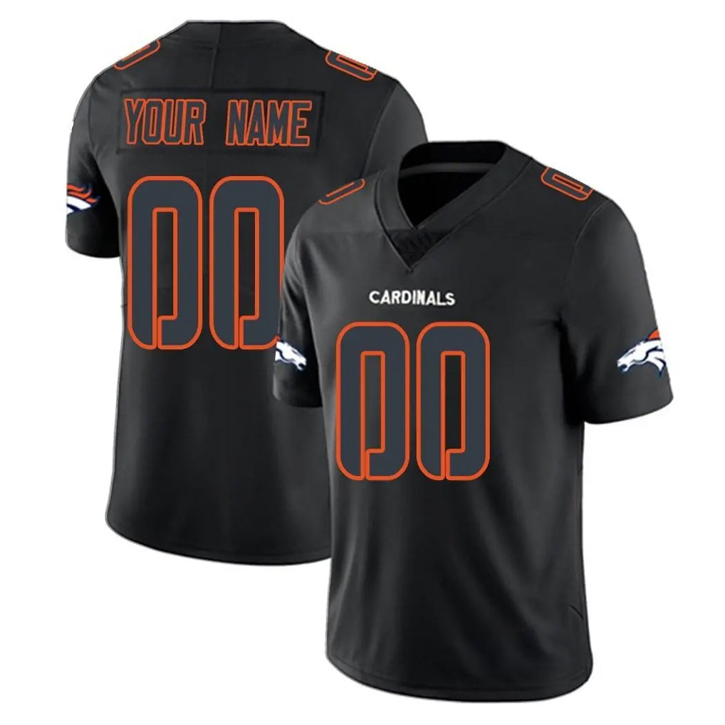 Mdoa Custom D.Broncos Black Impact Limited Game Any Name & Numbers Stitched Jerseys