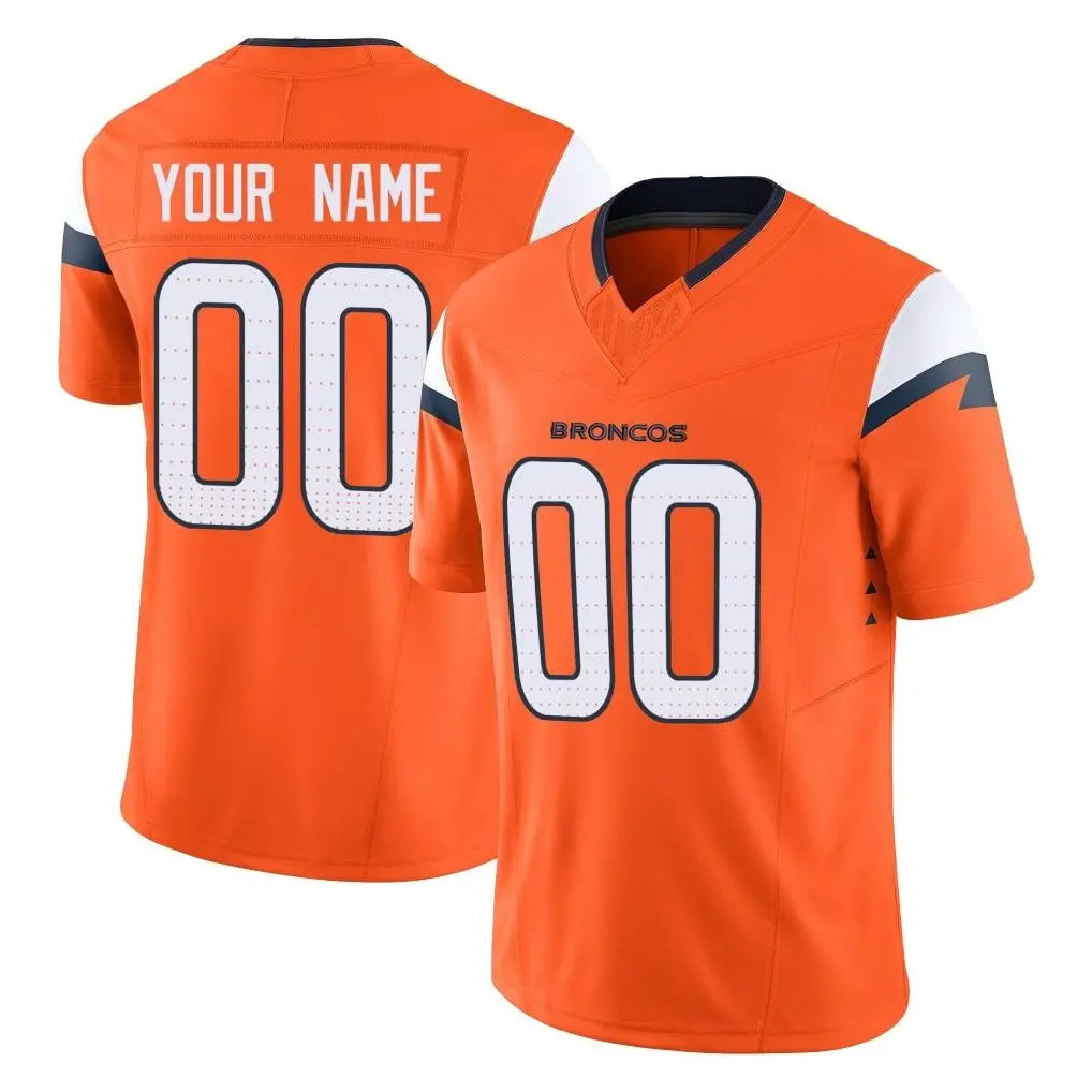 Mdoa Custom D.Broncos Orange Vapor F.U.S.E. Limited Home Game Any Name & Numbers Stitched Jerseys