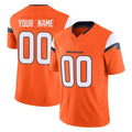 Mdoa Custom D.Broncos Orange Vapor F.U.S.E. Limited Home Game Any Name & Numbers Stitched Jerseys