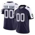 Mdoa Custom D.Cowboys Navy-White Limited Alternate Vapor F.U.S.E. Home Game Any Name & Numbers Stitched Jerseys