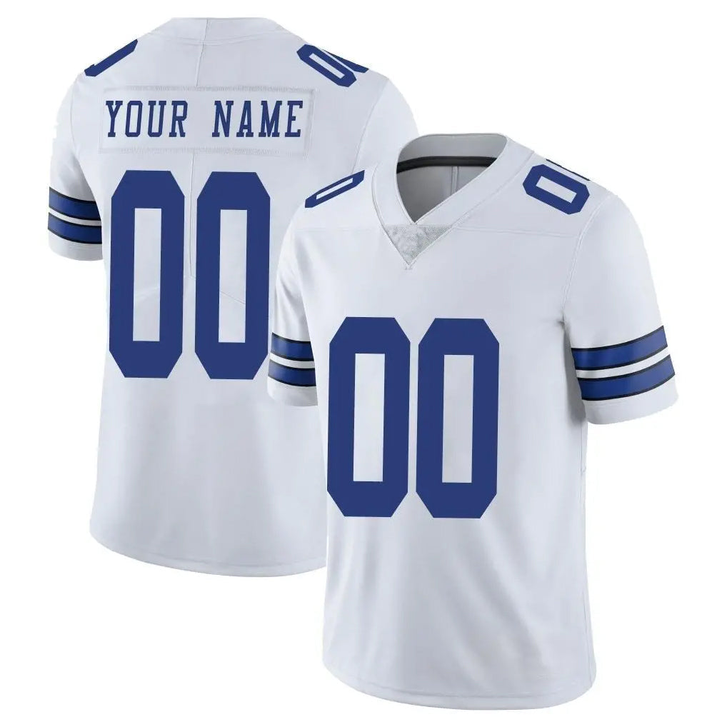 Mdoa Custom D.Cowboys White Vapor Untouchable Limited Home Game Any Name & Numbers Stitched Jerseys