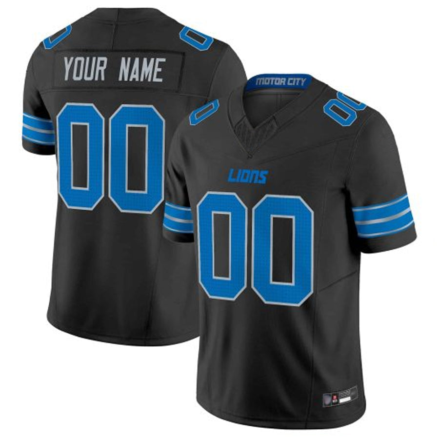 Mdoa Custom D.Lions Blue Vapor F.U.S.E. Limited Elite Stitched Jerseys