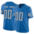 Mdoa Custom D.Lions Blue Vapor F.U.S.E. Limited Home Game Any Name & Numbers Stitched Jerseys