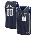 Mdoa Custom D.Mavericks Navy Fast Break Jerseys - Statement Edition