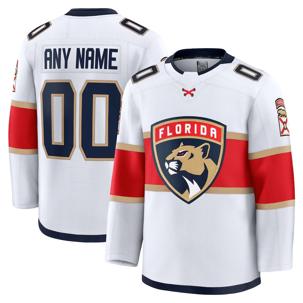 Mdoa Custom F.Panthers White Away Premium Jerseys