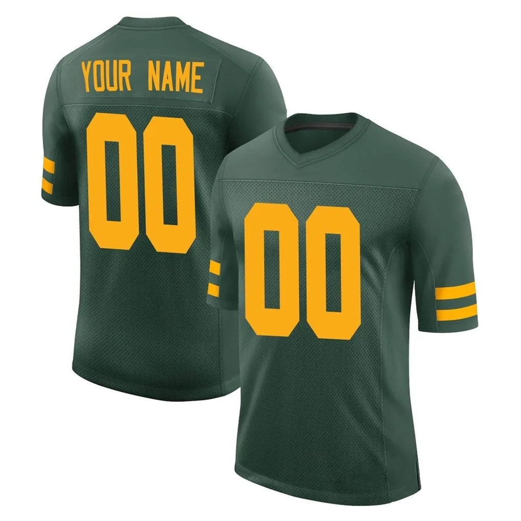 Mdoa Custom GB.Packers Green Alternate Vapor Home Game Any Name & Numbers Stitched Jerseys