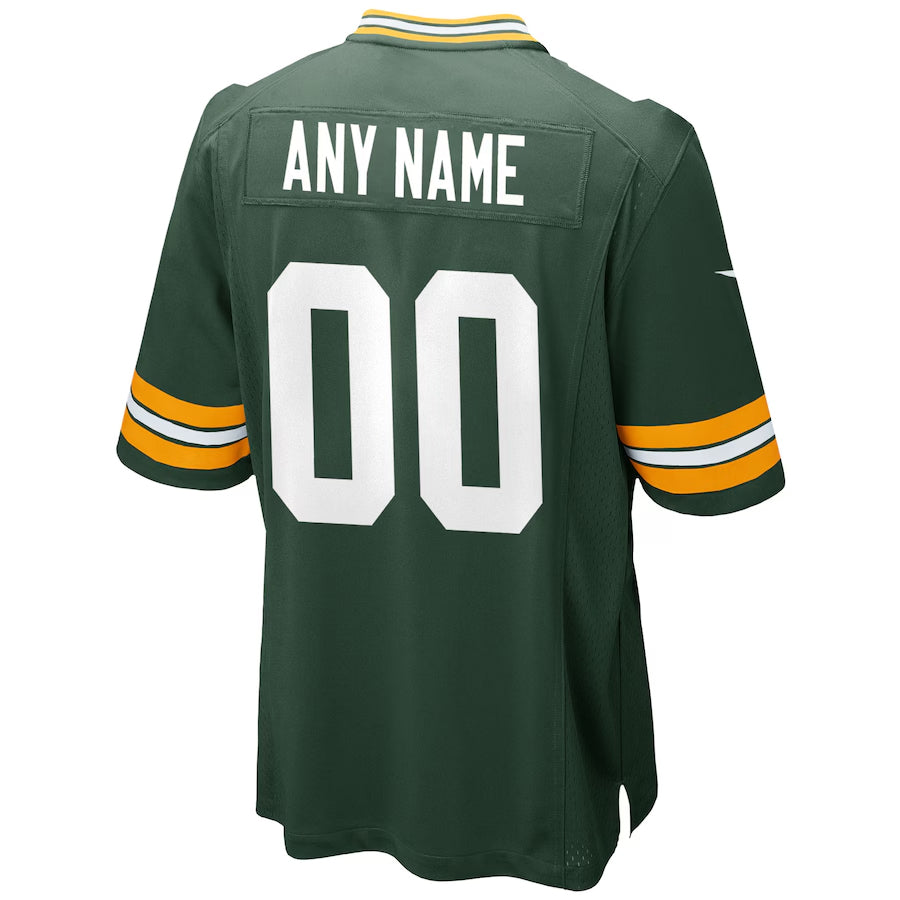 Mdoa Custom GB.Packers Green Home Game Stitched Jerseys
