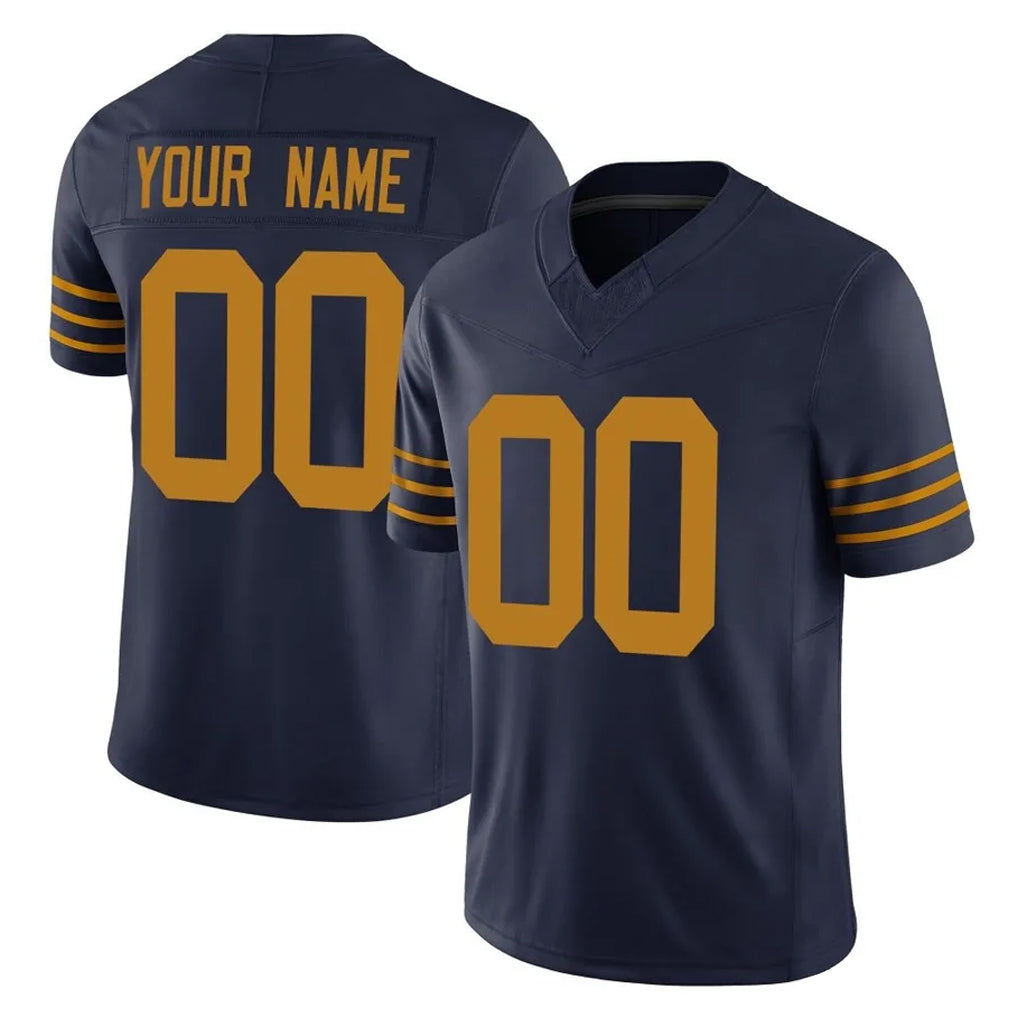 Mdoa Custom GB.Packers Navy The 1923 Classic Vapor F.U.S.E. Home Game Any Name & Numbers Stitched Jerseys