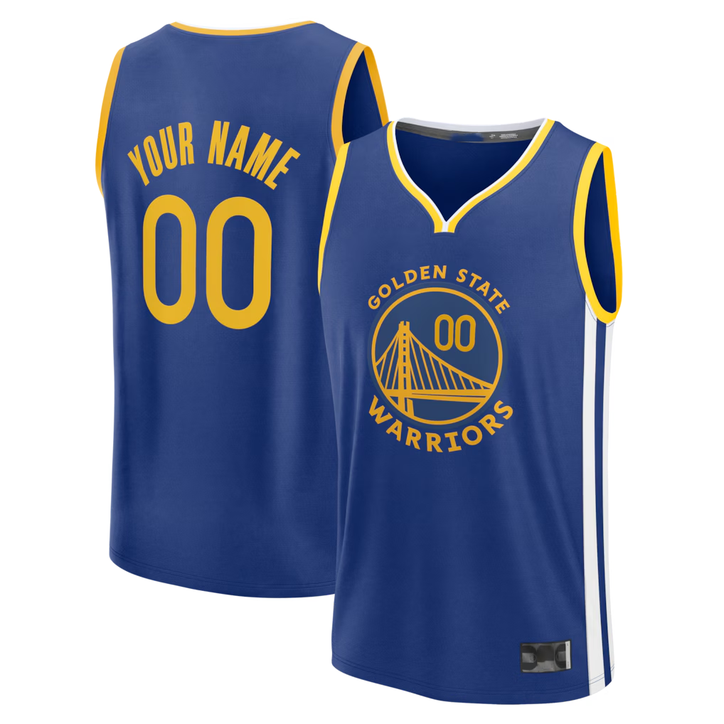 Mdoa Custom G.State Warriors Royal Swingman Jerseys - Icon Edition
