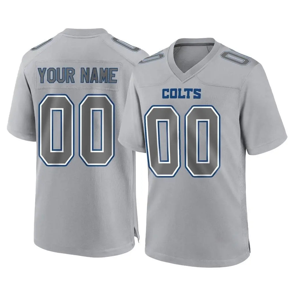 Mdoa Custom IN.Colts Gray Atmosphere Fashion Home Game Any Name & Numbers Stitched Jerseys