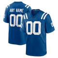 Mdoa Custom IN.Colts Royal Home Game Any Name & Numbers Stitched Jerseys