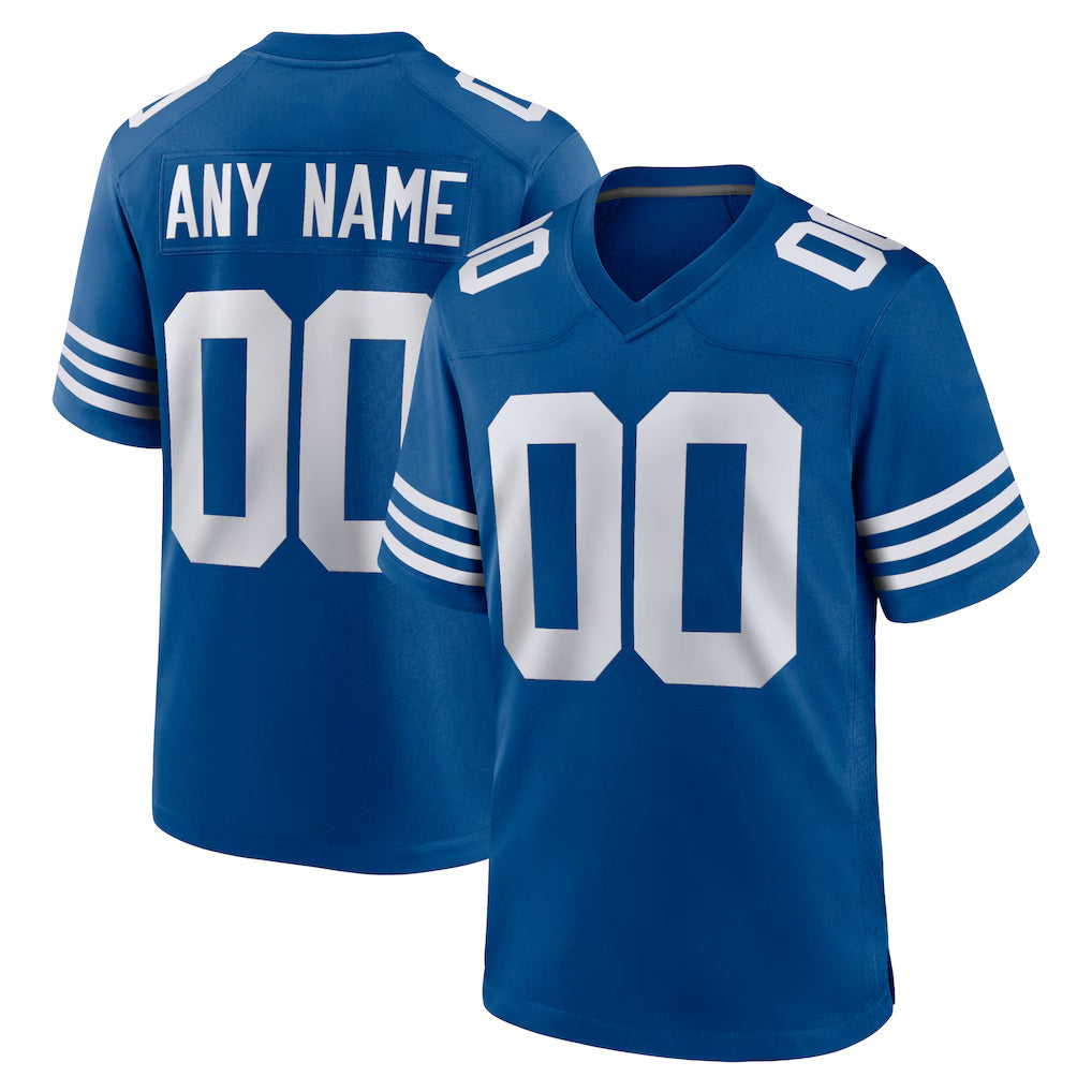 Mdoa Custom IN.Colts Royal Limited Home Game Any Name & Numbers Stitched Jerseys