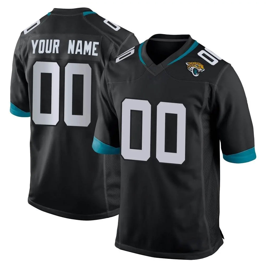 Mdoa Custom J.Jaguars Black Home Game Any Name & Numbers Stitched Jerseys