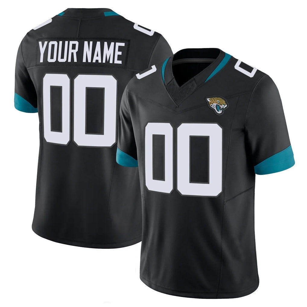 Mdoa Custom J.Jaguars Black Vapor F.U.S.E. Limited Home Game Any Name & Numbers Stitched Jerseys