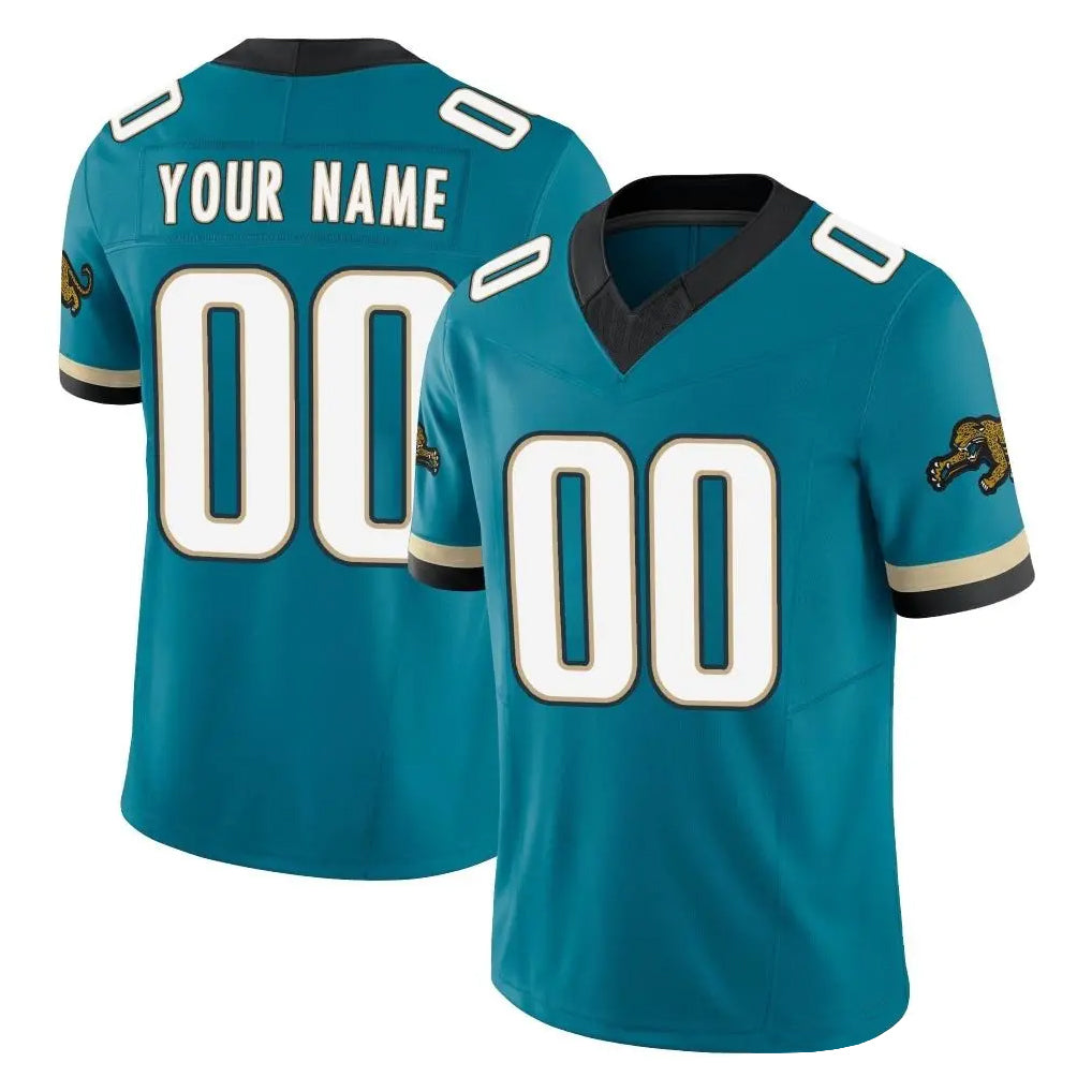 Mdoa Custom J.Jaguars Teal Prowler Throwback Vapor F.U.S.E. Limited Home Game Any Name & Numbers Stitched Jerseys