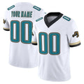 Mdoa Custom J.Jaguars White Prowler Throwback Vapor F.U.S.E. Limited Home Game Any Name & Numbers Stitched Jerseys