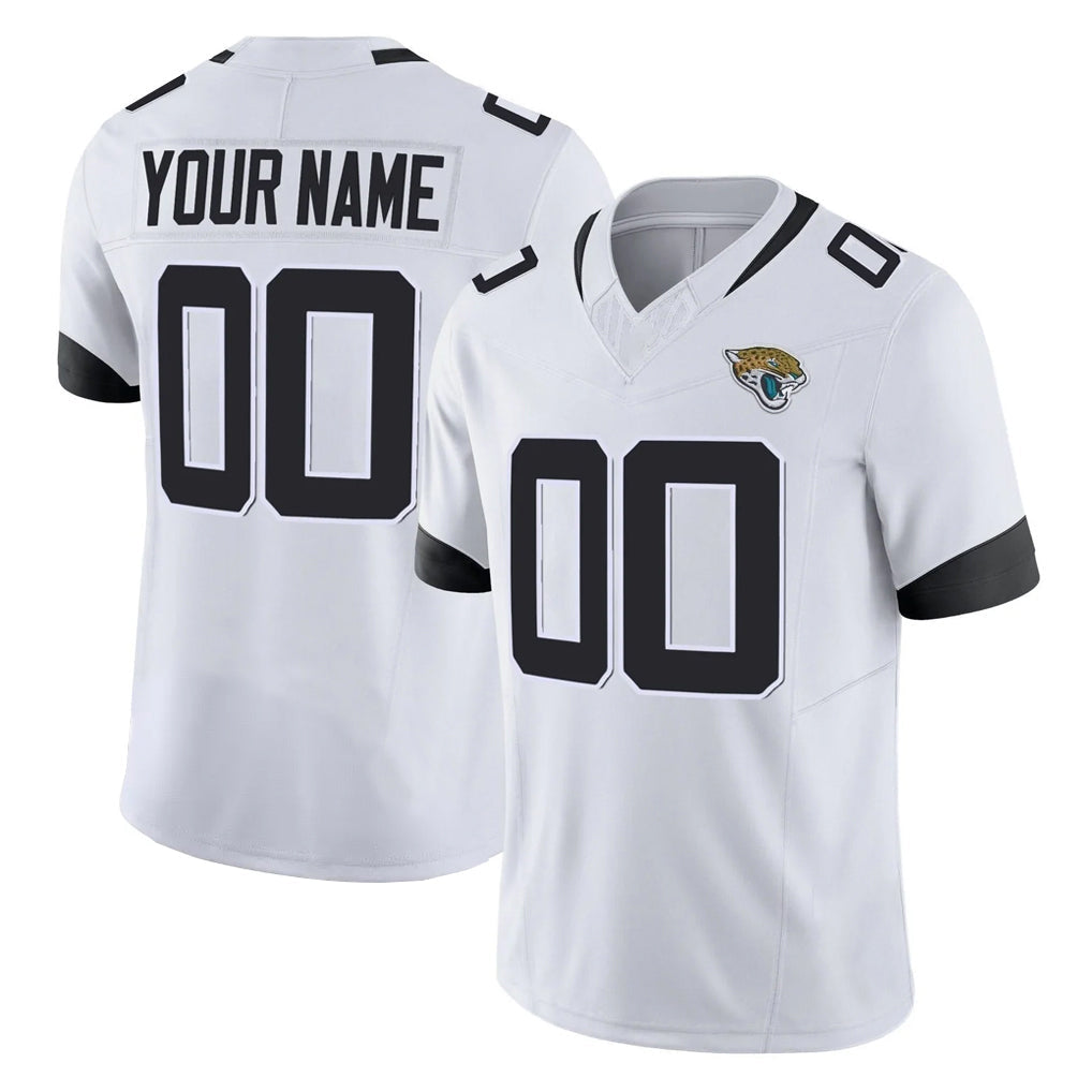Mdoa Custom J.Jaguars White Vapor F.U.S.E. Limited Home Game Any Name & Numbers Stitched Jerseys