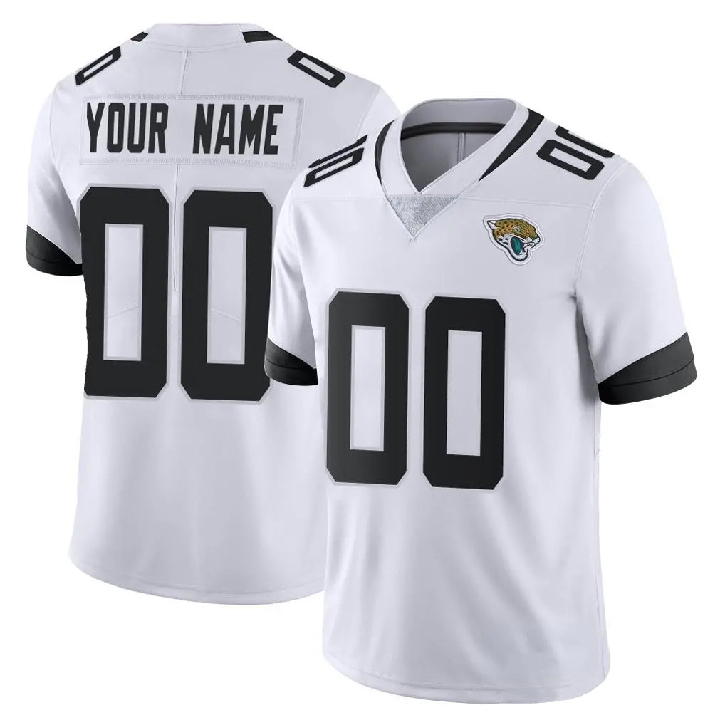 Mdoa Custom J.Jaguars White Vapor Untouchable Limited Home Game Any Name & Numbers Stitched Jerseys