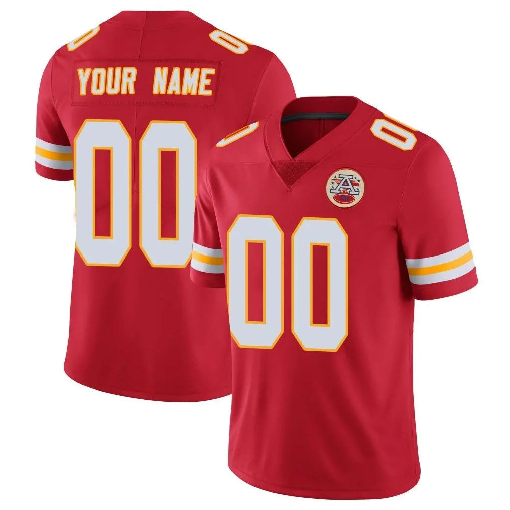 Mdoa Custom KC.Chiefs Red Limited Vapor Untouchable Home Game Any Name & Numbers Stitched Jerseys