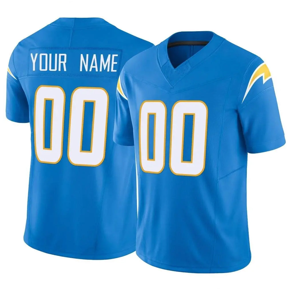 Mdoa Custom LA.Chargers Blue Limited Vapor F.U.S.E. Home Game Any Name & Numbers Stitched Jerseys