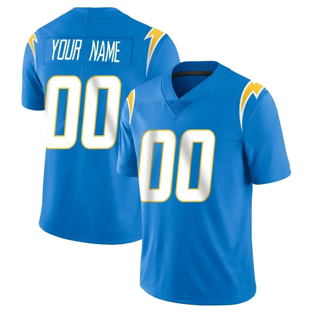 Mdoa Custom LA.Chargers Blue Limited Vapor Untouchable Home Game Any Name & Numbers Stitched Jerseys
