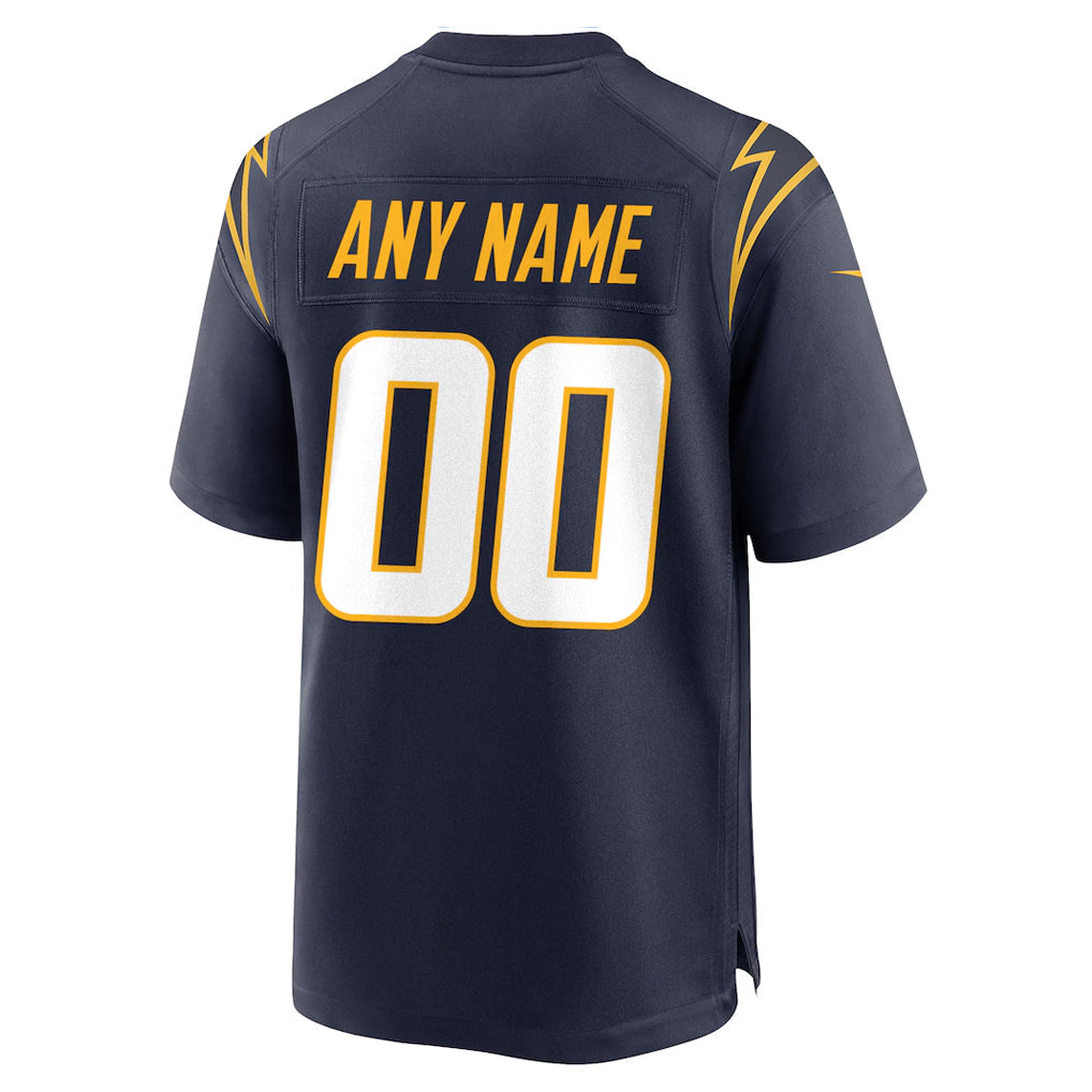 Mdoa Custom LA.Chargers Navy Home Game Stitched Jerseys