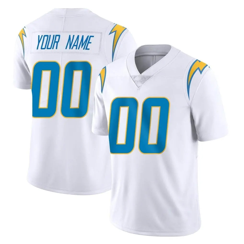Mdoa Custom LA.Chargers White Limited Vapor Untouchable Home Game Any Name & Numbers Stitched Jerseys
