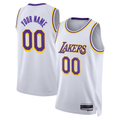 Mdoa Custom LA.Lakers White Swingman Stitched Jerseys - Association Edition