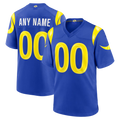Mdoa Custom LA.Rams Royal Game Stitched Jerseys