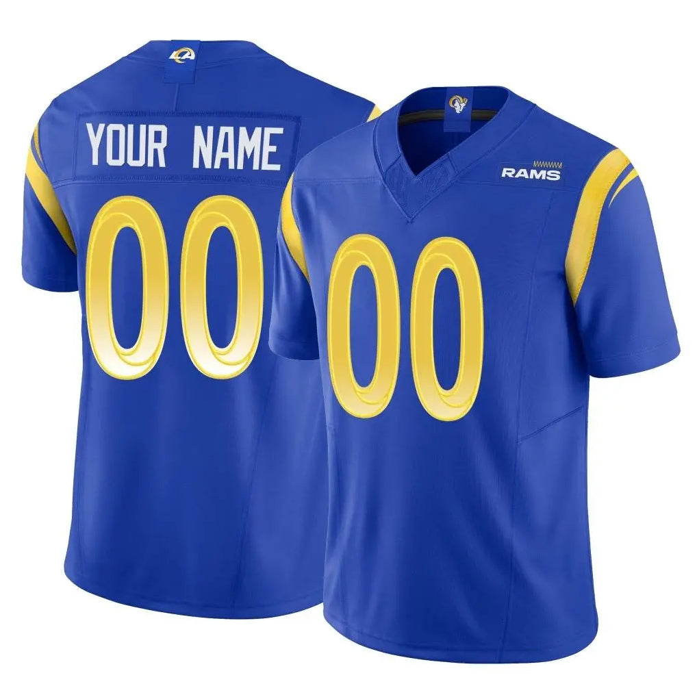 Mdoa Custom LA.Rams Royal Limited Vapor F.U.S.E. Home Game Any Name & Numbers Stitched Jerseys
