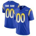 Mdoa Custom LA.Rams Royal Limited Vapor Untouchable Home Game Any Name & Numbers Stitched Jerseys