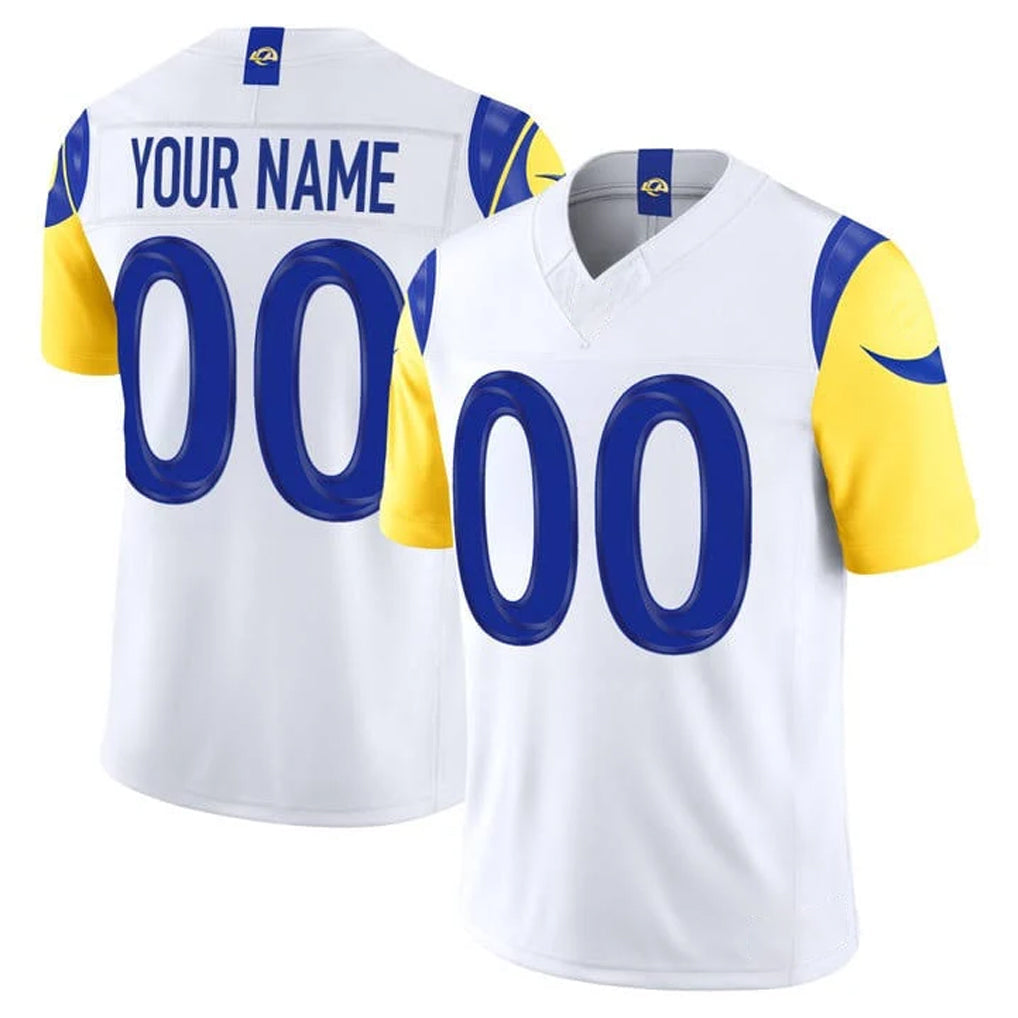 Mdoa Custom LA.Rams White Vapor F.U.S.E. Limited Home Game Any Name & Numbers Stitched Jerseys