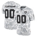 Mdoa Custom LV.Raiders Arctic Camo Salute To Service Limited Game Any Name & Numbers Stitched Jerseys