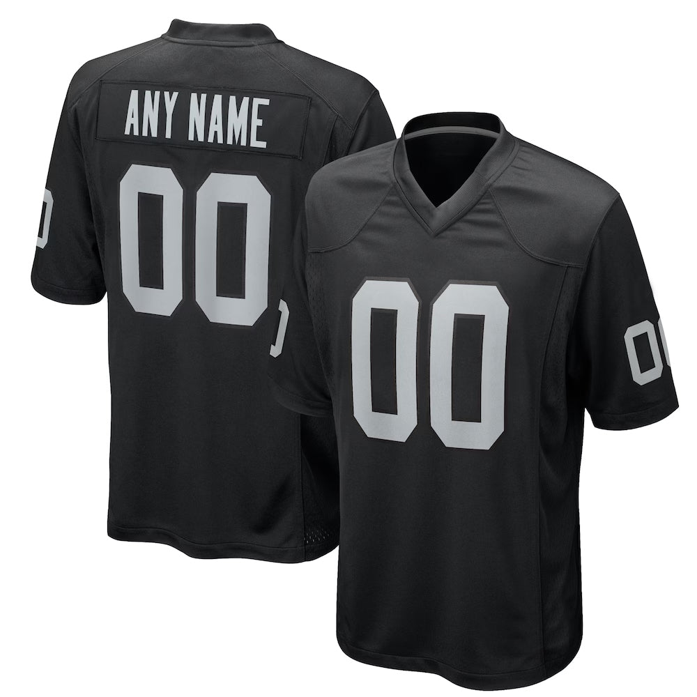 Mdoa Custom LV.Raiders Black Home Game Stitched Jerseys