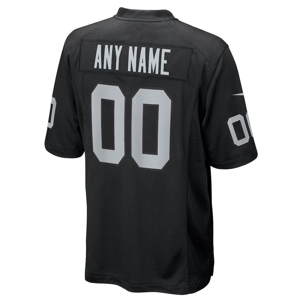 Mdoa Custom LV.Raiders Black Home Game Stitched Jersey