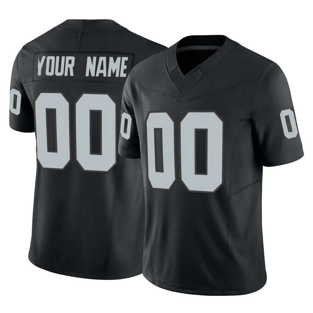 Mdoa Custom LV.Raiders Black Limited Vapor F.U.S.E. Home Game Any Name & Numbers Stitched Jerseys