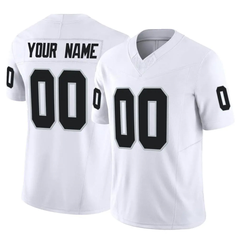 Mdoa Custom LV.Raiders White Limited Vapor F.U.S.E. Home Game Any Name & Numbers Stitched Jerseys