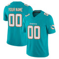 Mdoa Custom M.Dolphins Aqua Limited Vapor F.U.S.E. Home Game Any Name & Numbers Stitched Jerseys