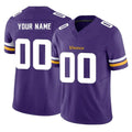 Mdoa Custom MN.Vikings Purple Limited Vapor F.U.S.E. Home Game Any Name & Numbers Stitched Jerseys