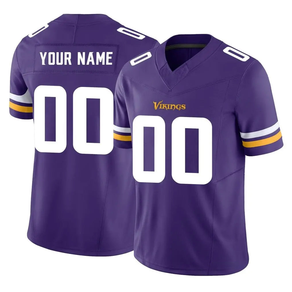 Mdoa Custom MN.Vikings Purple Limited Vapor F.U.S.E. Home Game Any Name & Numbers Stitched Jerseys