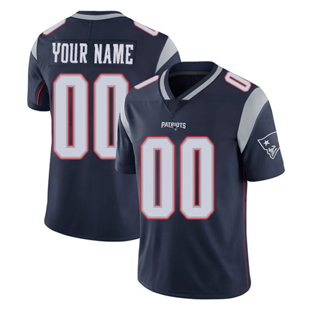 Mdoa Custom NE.Patriots Navy Limited Vapor Home Game Any Name & Numbers Stitched Jerseys