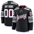Mdoa Custom N.Jersey Devils Black Alternate Premium Jerseys