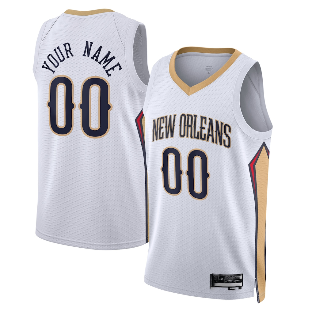 Mdoa Custom NO.Pelicans Black 2025-2026 City Edition Swingman Stitched Jerseys