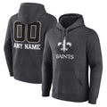 Mdoa Custom NO.Saints Gray Pullover Hoodies Limited Any Name & Numbers  Stitched Jerseys