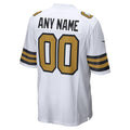Mdoa Custom NO.Saints White Alternate Game Stitched Jerseys