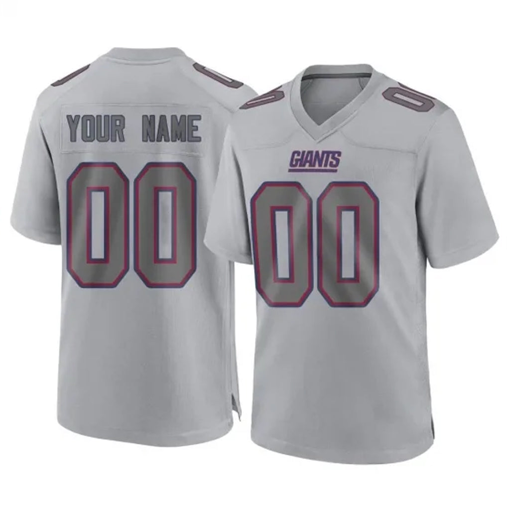 Mdoa Custom NY.Giants Gray Atmosphere Fashion Limited Game Any Name & Numbers Stitched Jerseys