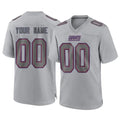 Mdoa Custom NY.Giants Gray Atmosphere Fashion Limited Game Any Name & Numbers Stitched Jerseys